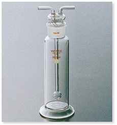 ガス洗浄瓶/噴射管 ㈱コスモスビード|Vidtec 福岡県の理化学実験硝子器具製造 ガラス製品の注文,ガラス器具のオーダーメイド